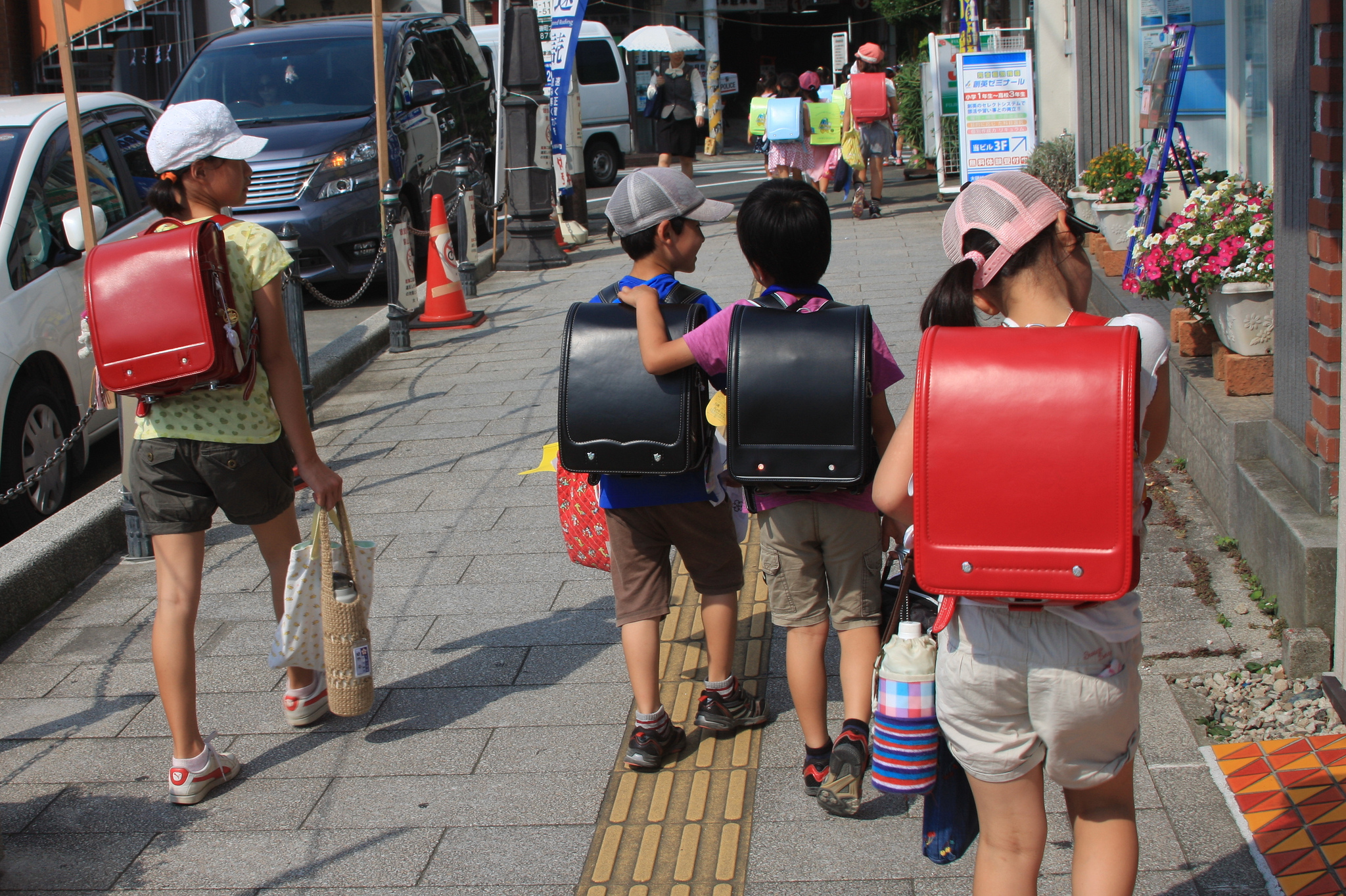 Cartable d’écolier japonais randoseru Enfants Scolarité Cartables 